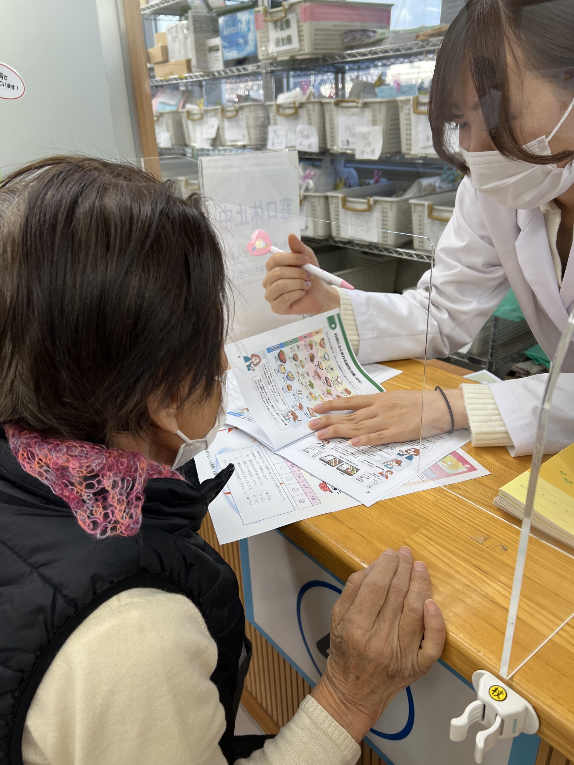 健康相談会で味覚・嗅覚チェック!