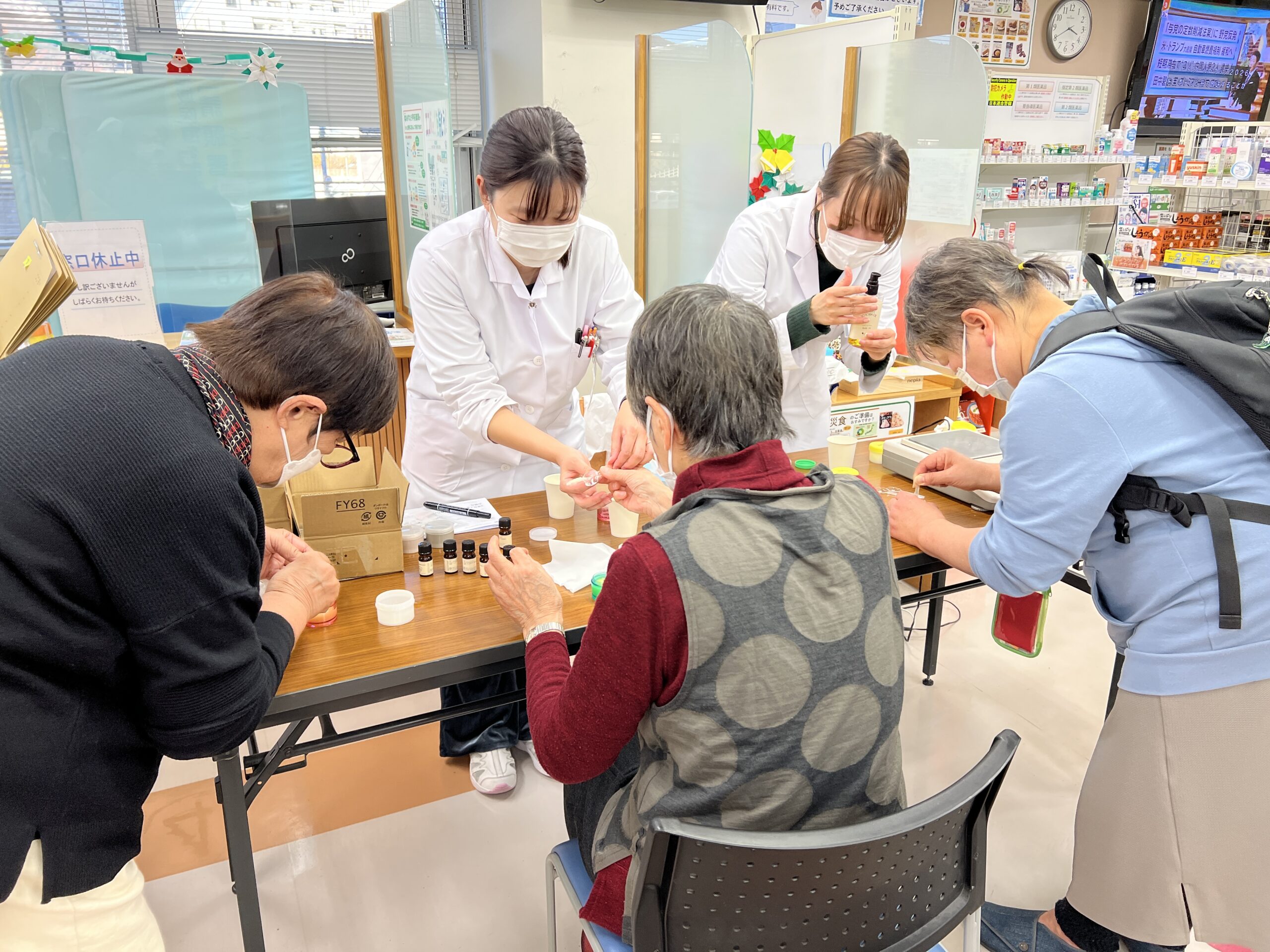 ハンドクリーム作り~健康相談会~