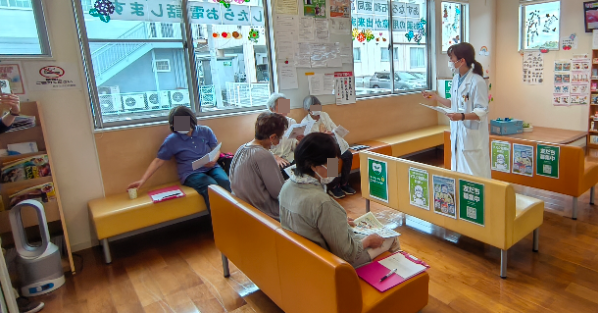 健康相談会をしました。